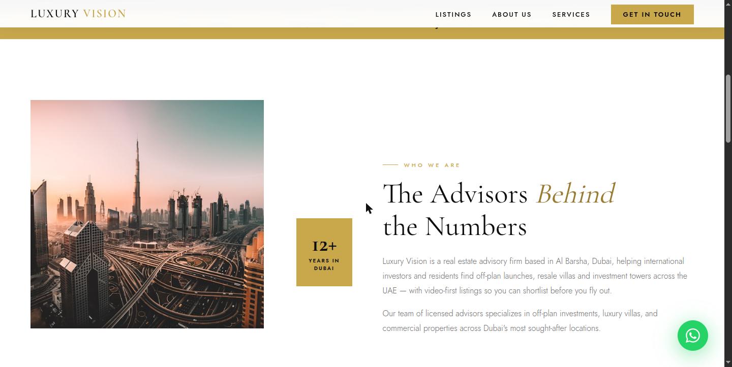 Who We Are section with agency credentials