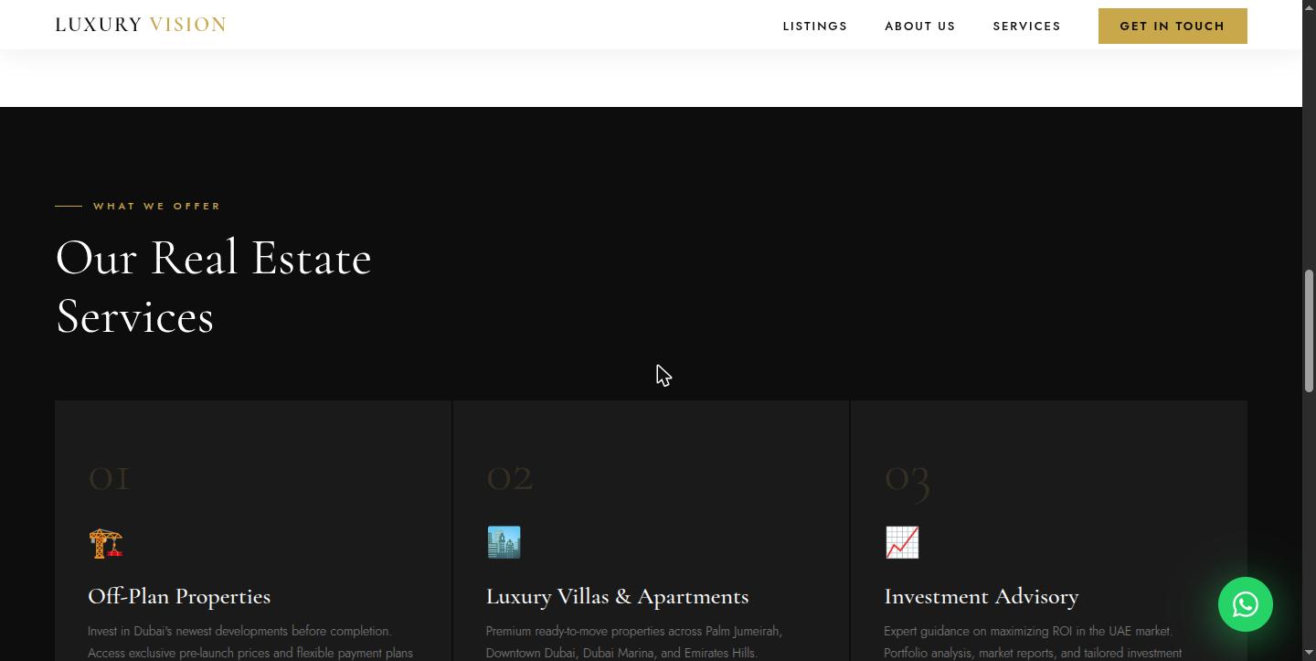 Real estate services grid